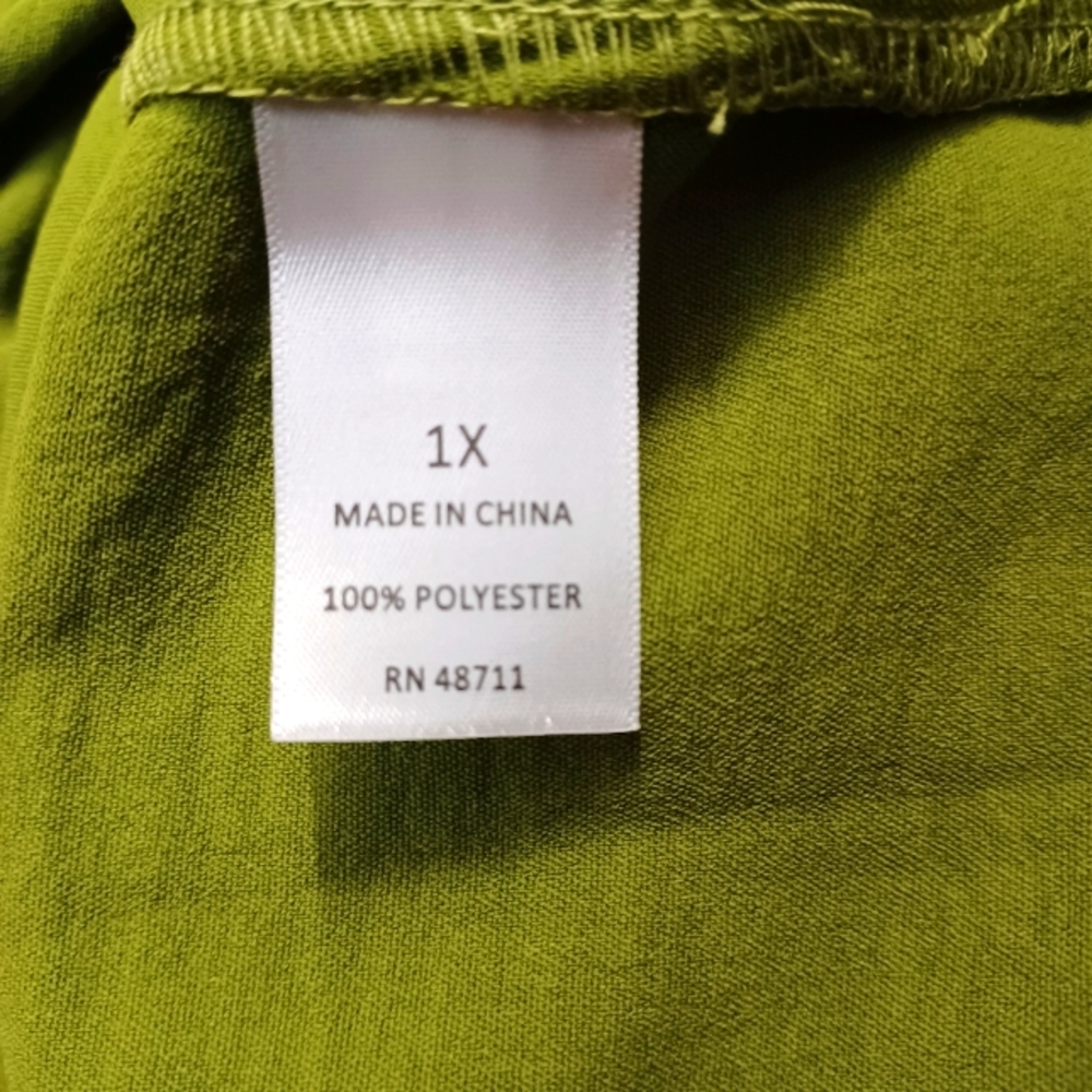 Button-Front Tie-Waist Maxi Dress in Lime Green - Picture 13 of 15